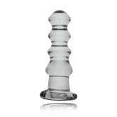 5.5" CURVY CRYSTAL CLEAR DILDO - CLEAR